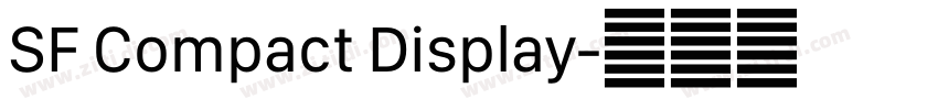 SF Compact Display字体转换